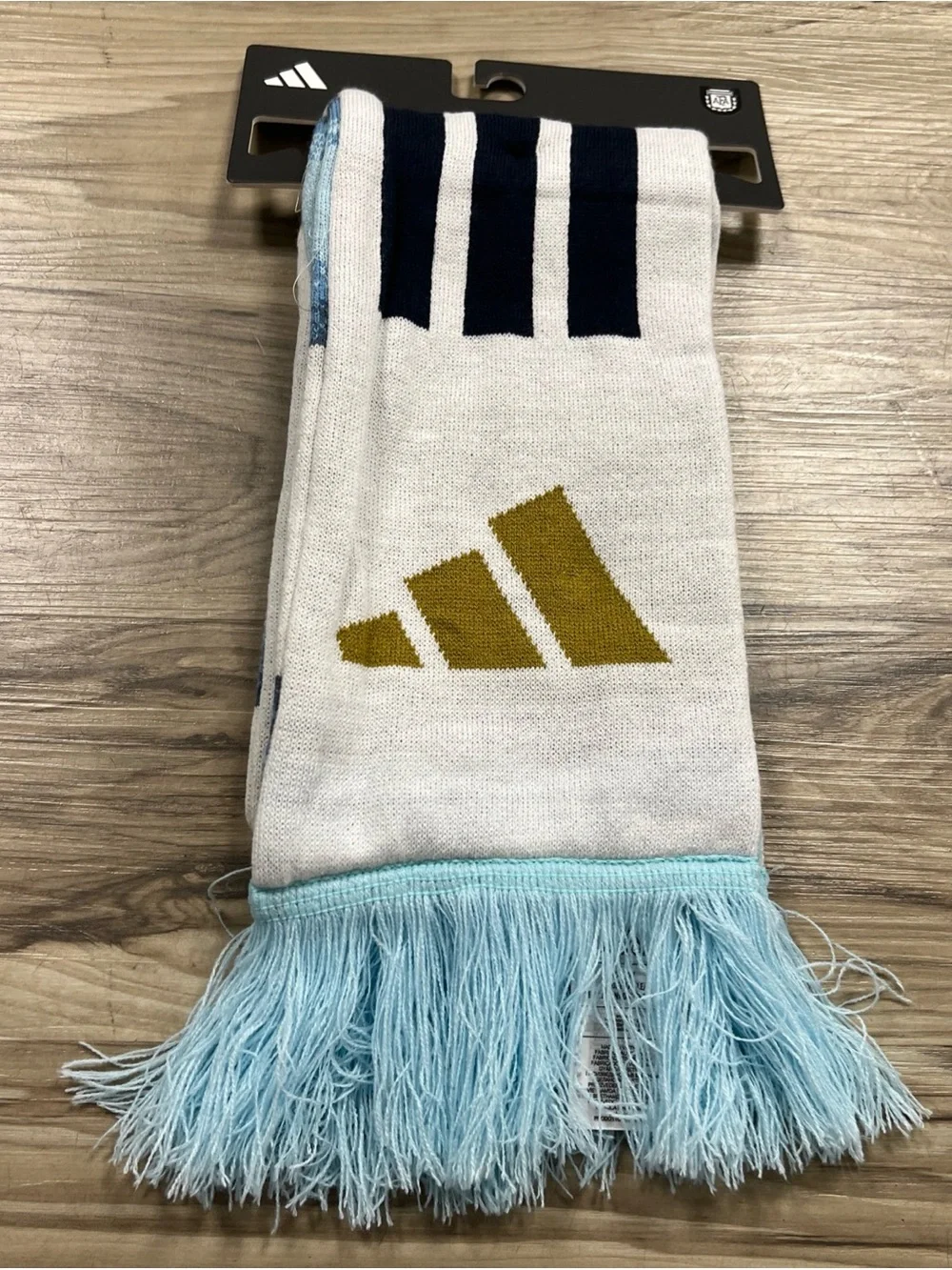 Adidas Argentina National Team 2026 Soccer Scarf World Cup 26 Blue KE1385 NWT